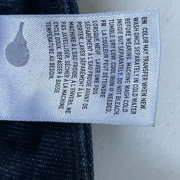 American Eagle Men's Flex Slim Straight Leg Dark Wash Mid Rise Jeans 26X28 NWOT - Picture 9 of 11